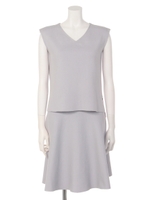 フレアスカートセットアップ/ネイビー