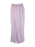 satin wide pants/lavender