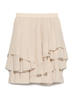 ソフトギャザーティアードスカート/WHT