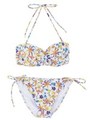 Art FlowerバンドゥビキニSET/ホワイト