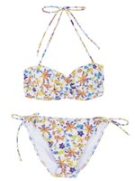 Art FlowerバンドゥビキニSET/ホワイト