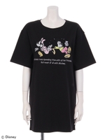 Disney embroideryT-OP/ブラック