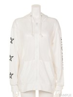 NAUGHTYメッシュパーカ/オフ