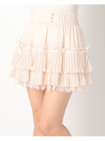 【LIZ LISA】プリーツシフォンスカート/ピンク