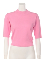 半袖ちびニット/ピンク