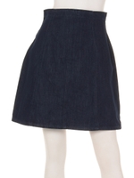 【DUO】 デニム台形SK/ネイビー