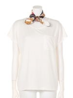 【chille anap】スカーフSET Tシャツ/WH
