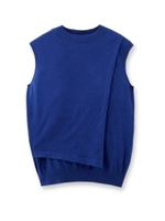 コットンリネンノースリーブニット/オレンジ(067)