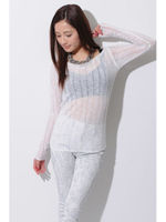 ストライプラウンドTOP/BLUE