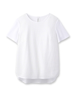 ブロックレースプルオーバー/オフホワイト(403)