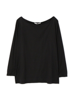 プライマリースムース　ロングスリーブカットソー/ブラック(010)