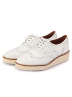 厚底メダリオンシューズ/ホワイト(001)