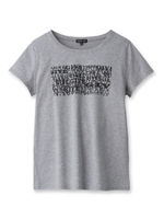 [S]ロゴスムースTシャツ/ライトグレー(911)