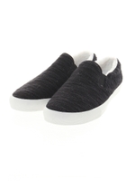 【AZUL by moussy】BLKスラブ裏毛ボアスリッポン/BLK