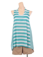 【NATURAL BEAUTY】マリンボーダー4点セット/エメグリーン