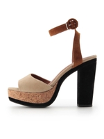 コルクコンビサンダル/BEG