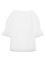 シースルーブラウス/WHT