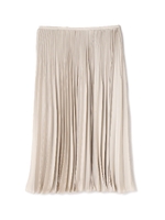 ビンテージサテンプリーツスカート/ベージュ(040)