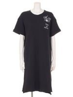 マキアージュワッフルワンピ/サックス