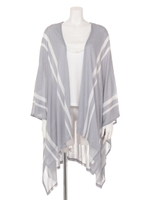 STポンチョアンサンブル/ブラック