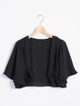 フレアースリーブボレロ/ブラック