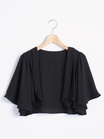 フレアースリーブボレロ/ブラック
