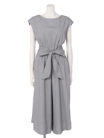 ボリュームイージーロンパース/L/GRY