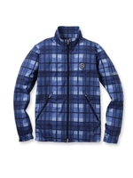 モナリザチェックブルゾン/ライトブルー(991)