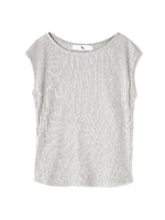 リブセットアップトップス/グレー(020)