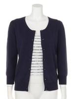 レースボーダーツイン/ネービーブルー