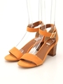 ワイドアンクルストラップサンダル/ORANGE
