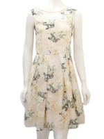 オパールプリント  ワンピース/BG