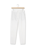 サテンクロップドパンツ/オフホワイト(003)