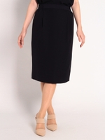 ダーツミディ丈スカート/カーキ