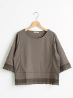 ハシゴレース切替プルオーバー/モカ