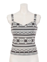 【ANAP】ネイティブ柄ビスチェ/ベージュ(005)