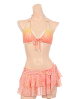 【Pinky&Dianne】グラデーション×ローズプリント/ピンク