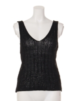 【mystic】シンプルニットタンク/オフホワイト