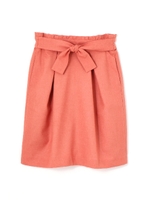 フリルギャザーリボンスカート/ピンク(090)