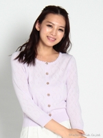 透かし柄機能付7分C/D 1/ピンク