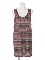 【ANAP】柄タンクチュニック/カーキ(014)