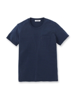 クルーネック胸ポケットTシャツ/ホワイト(002)