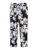 フラワープリントレギパン/ホワイト(030)