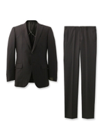 BARBERA シャドーストライプスーツ/ブラウン系(344)