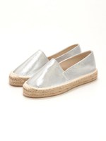 【GDS】 フラットソールエスパドリーユ/シルバー