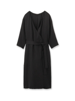 ツイルラップワンピース/ブラック(019)