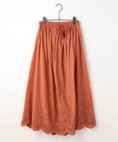 刺繍入りロングスカート