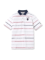 ADレイブロックジャガード半袖ポロシャツ/ネイビー(693)