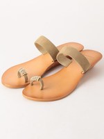 BFC ビジューWEGサンダル30/RED