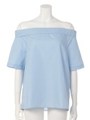 Decollete flap TOPS/アイスブルー